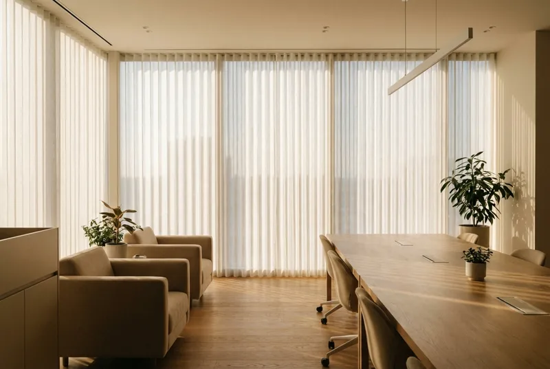 Elegante Lamellenvorhänge für Büros und Wohnräume in Berlin-Lichtenberg – Vertikalanlagen von Lewens und erfal